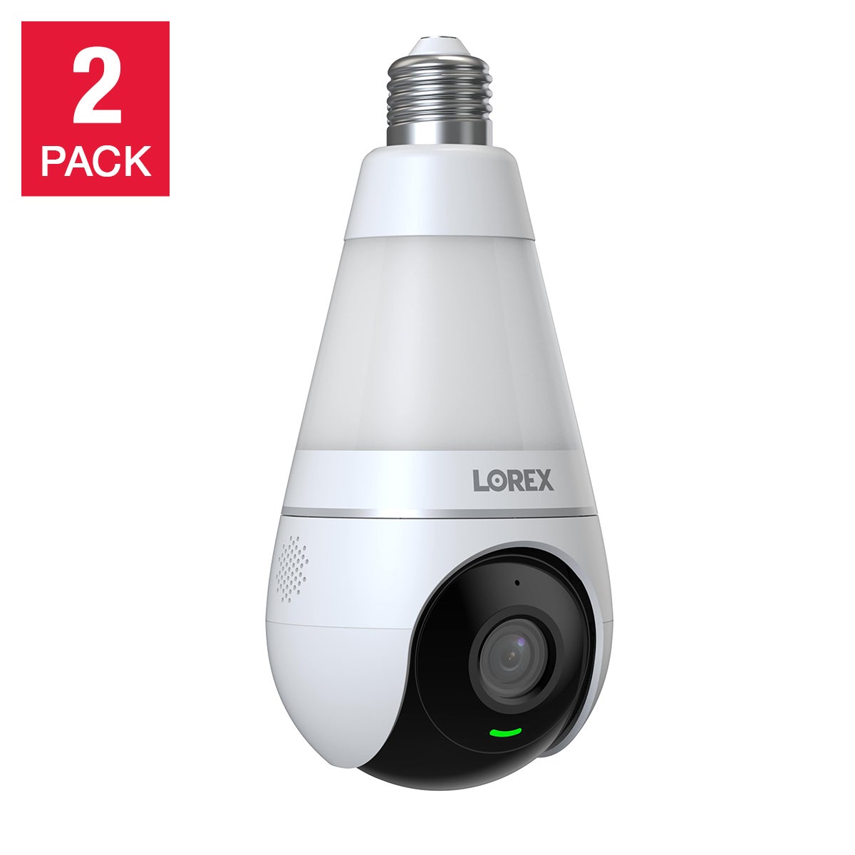 Ampoule pour caméra de sécurité intelligente Wi-Fi 2K Lorex, lot de 2 (TSL300-F-2PK)