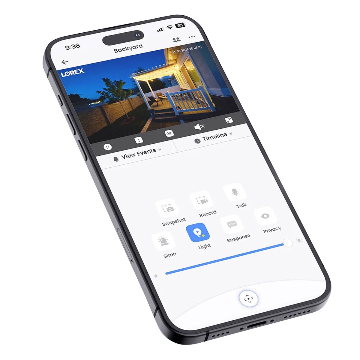 Ampoule pour caméra de sécurité intelligente Wi-Fi 2K Lorex, lot de 2 (TSL300-F-2PK)