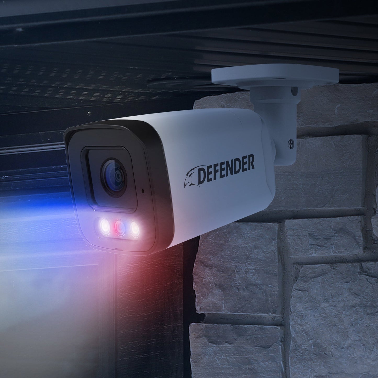 Defender AI POWERED Sentinel 4K Ultra HD Wired 8 Channel PoE NVR Security System with 6 Metal Cameras with 1 TB HDD (NS8B6A-1T)