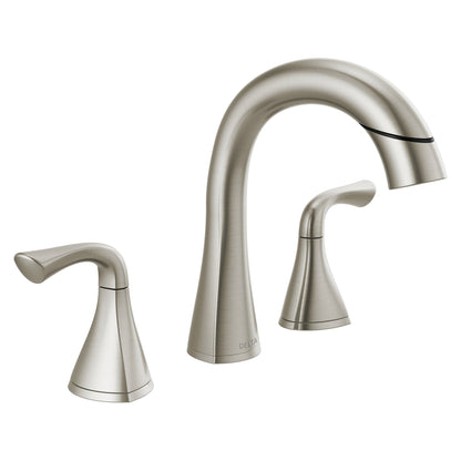 Delta Lampard Two Handle Pull-Down Bathroom Faucet (35764LF-SPPD)