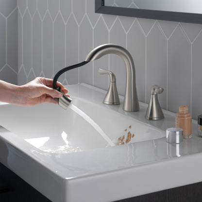 Delta Lampard Two Handle Pull-Down Bathroom Faucet (35764LF-SPPD)