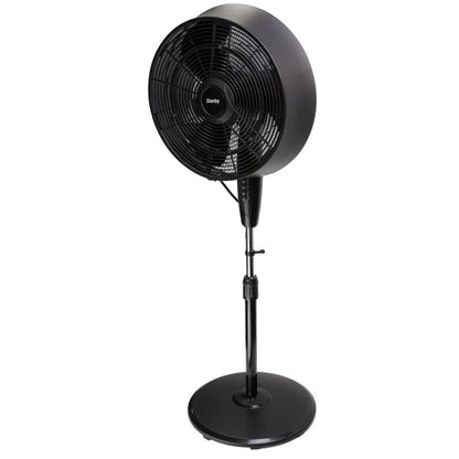 Danby Pedestal Indoor and Outdoor Air Cooler Misting Fan 45.7 cm (18 in.)(DBPD18D2BL)