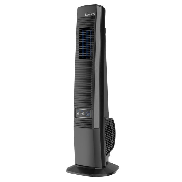 Lasko Weather Shield 106.7 cm (42 in.) Outdoor / Indoor Tower Fan, Black