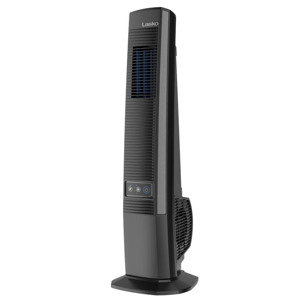 Lasko Weather Shield 106.7 cm (42 in.) Outdoor / Indoor Tower Fan, Black