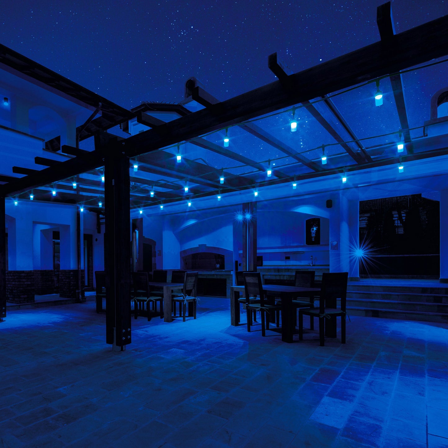 Atomi Smart Wi-Fi Coloro Outdoor String Lights, 48 ft. (AT1901 CA)