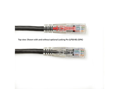 Cable de conexión Cat6 de 3 m, color negro, de Black Box Corp.