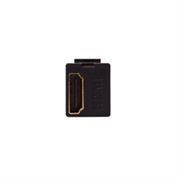 Leviton Quickport HDMI Pass Thru Connector Black (40834-E)