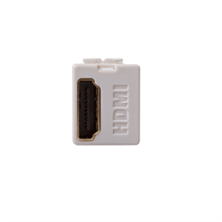 Leviton Quickport HDMI Pass Thru Connector Ivory (40834-I)