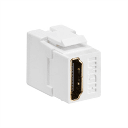 Leviton Quickport HDMI Pass Thru Connector White (40834-W)