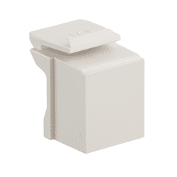 Leviton Quickport Blank Inserts Light Almond, 10 Pack (41084-BT)