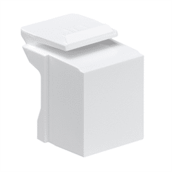 Leviton Quickport Blank Inserts White, 10 Pack (41084-BW)