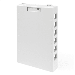 Leviton QuickPort Surface Mount Housing 12 Port White (41089-12W)