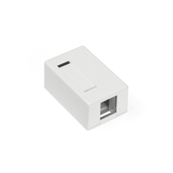 Leviton QuickPort Surface Mount Housing 1 Port White (41089-1WP)