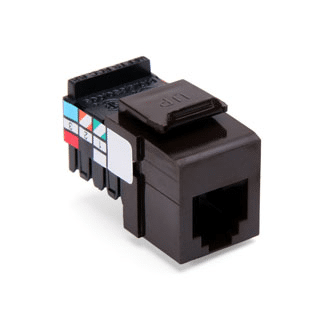 Leviton Quickport Voice 6P6C Grade Brown (41106-RB6)