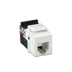 Leviton Quickport Voice 6P6C Ivory (41106-RI6)
