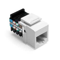 Leviton Quickport Voice Grade Jack 8P8C - White (41108-RW8)