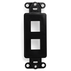 Leviton Decora Quickport Insert 2 Port Black (41642-E)