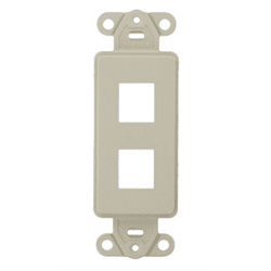Leviton Decora Quickport Insert 2 Port Gray (41642-GY)