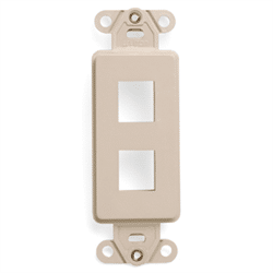 Leviton Decora Quickport Insert 2 Port Ivory (41642-I)