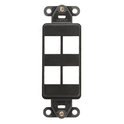 Leviton Decora Quickport Insert 4 Port Brown (41644-B)