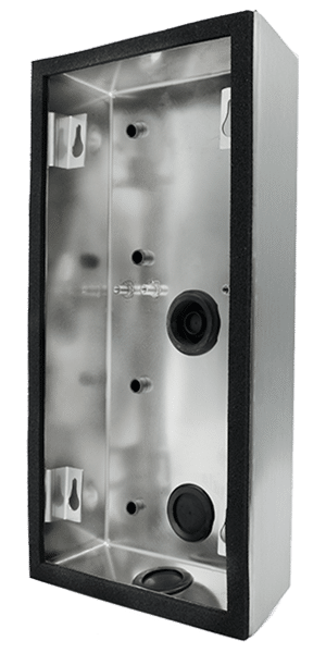 DoorBird Surface Mount Back Box for D2101V, V4A Brushed (D2101VSMB)