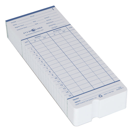 Carte de pointage pyramidale - Papier - 100/paquet