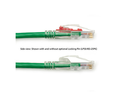 Black Box Corp Taaglockable,Slimline,Green,5-Ft.(1.5-M)