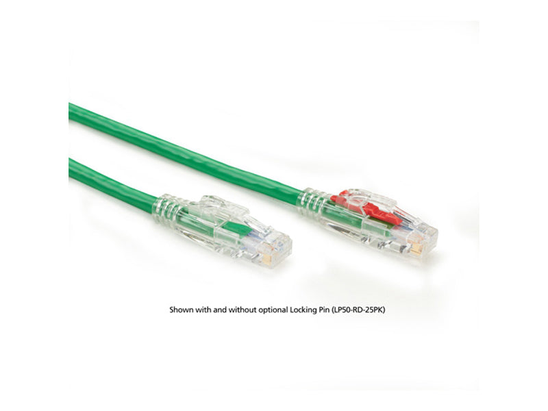 Black Box Corp Taaglockable,Slimline,Green,5-Ft.(1.5-M)