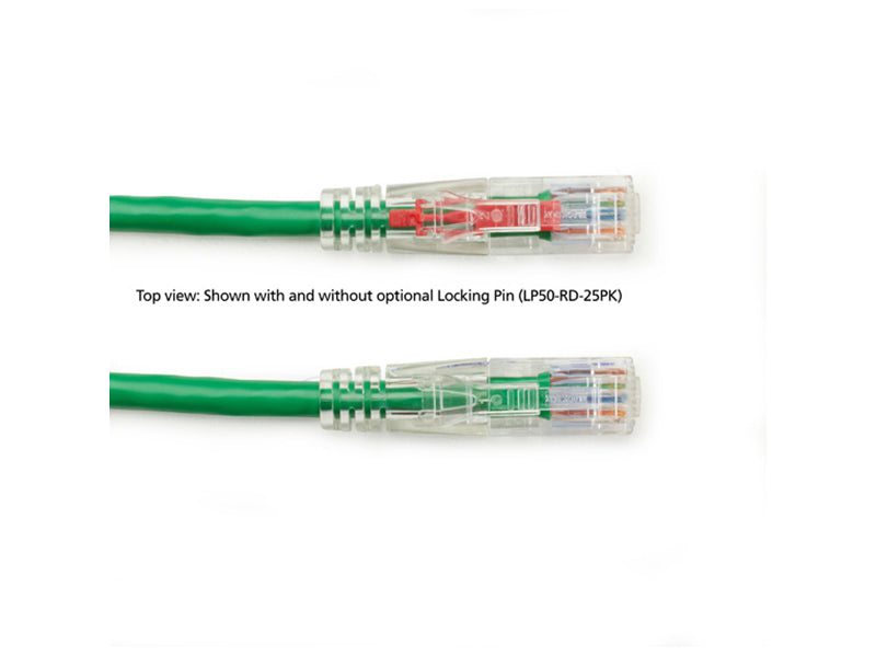 Black Box Corp Taaglockable,Slimline,Green,5-Ft.(1.5-M)