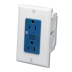 Leviton Single Gang Surge Protected Dual Outlet Kit For SMC (47605-ACS)