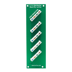 Leviton 1x4 Bridged Telephone Board Only (47609-4)