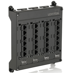 Leviton Twist and Mount Patch Panel 12 CAT6 and 12 CAT 5E (476TM-654)