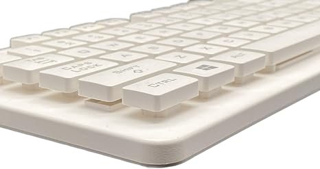 Teclado Lcool Hombre-Máquina - Blanco