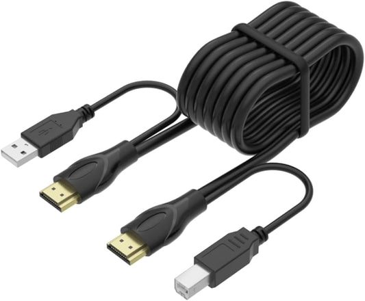 CABLE KVM HDMI/USB DE 10 PIES - PARA CONMUTADORES KVM HDMI