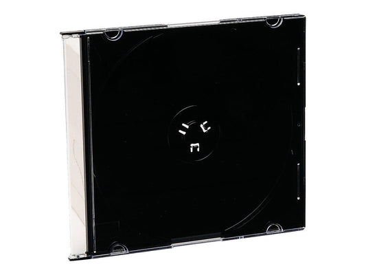 Verbatim CD/DVD Black Slim Jewel Cases - 200pk (bulk)