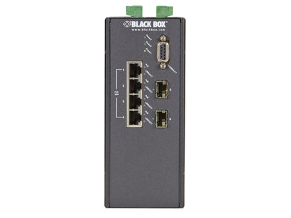 Black Box Corp Hardened Managed Ethernet Switch 4 10/10