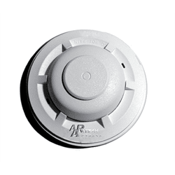 System Sensor Heat Detector, 57C/135F Fixed and Rate of Rise (ROR) White (5601A)