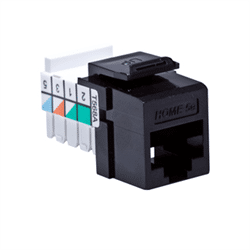 Leviton Home 5e Connector CAT5E - Black (5EHOM-RE5)