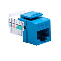 Leviton Home 5e Quickport Cat 5e Connector Blue (5EHOM-RL5)