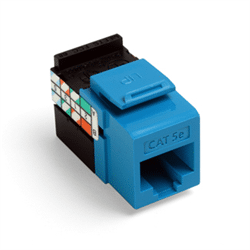 Leviton Quickport Cat 5E Connector Blue (5G108-RL5)