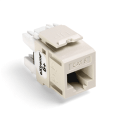 Leviton Quickport eXtreme 6+ CAT6 Insert Light Almond (61110-RT6)