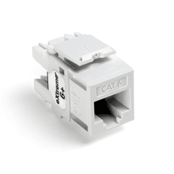 Leviton Quickport eXtreme 6+ CAT6 Insert White (61110-RW6)