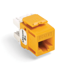 Leviton Quickport eXtreme 6+ CAT6 Insert Yellow (61110-RY6)