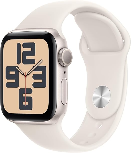 Apple Watch SE GPS (2nd Generation) Sport Band S/M- 40mm-Starlight