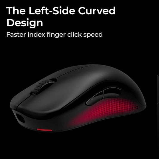 Ratón inalámbrico para juegos Benq Zowie, color negro, tamaño mediano, sin controladores