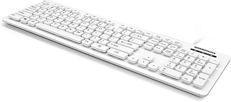 Teclado Lcool Hombre-Máquina - Blanco