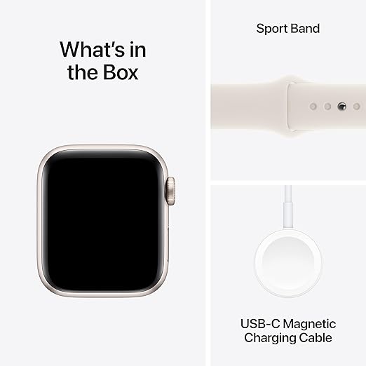 Apple Watch SE GPS (2nd Generation) Sport Band S/M- 40mm-Starlight