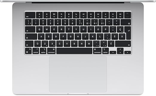 FR Apple 2024 MacBook Air 15-inch Laptop Apple M3 - 16GB RAM, 256 GB SSD Silver French