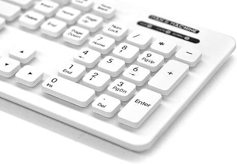 Teclado Lcool Hombre-Máquina - Blanco