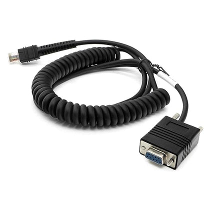 Câble de transfert de données série Zebra - Câble de transfert de données série de 9 pieds pour code-barres S